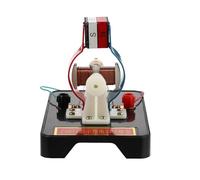 Yardwe Modelo De Motor Eléctrico Educativo Pequeño para Estudiantes, Motor De CC Mini para Enseñanza De Física, Aparato Didáctico Escolar, Experimento Laboratorio Kit Simple