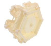 Yardwe Molde Hexagonal de Cemento Reutilizable para Bases de Columnas de Hormigón Molde para Esculturas y Jardineras para Pedestales Decorativos de Jardín Tamaño 30 CM