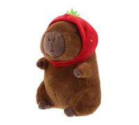 Yardwe muñeco de Peluche Capibara Peluches Kawaii Animales de Peluche Capibara Disfraz de Capibara para decoración del hogar de Fresa carpincho de Halloween algodón