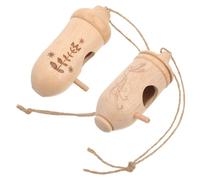 Yardwe Nido De Colibrí De Madera Colgante para Jardín Exterior, Kit De Casas para Pájaros Pequeño, Decoración Natural para Patio, Caja Nido Práctica y Funcional