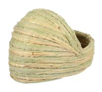 Yardwe Nido Tejido de Paja Natural para Gallinas, Cama Nido Tejida de 28 Cm para Gallinero, Ponedero Acogedor para Dormir de Pollo, Caseta para Mascotas Pequeñas, Fácil Limpieza