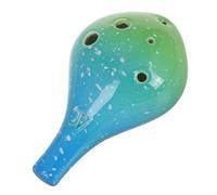 Yardwe Ocarina Pequeña de Cerámica Instrumento Musical para Principiantes Ocarina Vintage para Aprender Música Étnica el Hogar