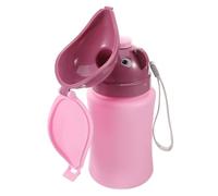 Yardwe Orinal Portátil para Niños Pequeños Rosa, Urinario de Viaje para Coche, Baño de Emergencia Abs Seguro, Compacto y Ergonómico para Viajes y Uso Nocturno