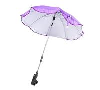 Yardwe Paraguas para Cochecito de Sombrilla Práctica Material Resistente para Uso Exteriores Sol Morado