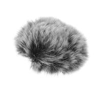 Yardwe Paravientos de micrófono peludo: silenciador compatible con DJI Mic 2 - Funda para podcasting, streaming y entrevistas al aire libre