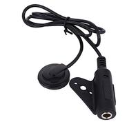 Yardwe Parche De Vibración Transductor Accesorios Micrófono Pastilla Para Ukelele Recogida De Guitarra Piezas De Guitarra Pastilla Para Guitarra Pastilla Para Violín El Plastico Black