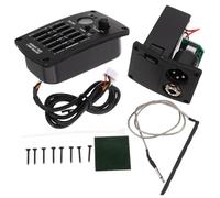 Yardwe Pastilla De Guitarra Acústica Afinador De Guitarra Folk Preamplificador De Cinco Bandas Ecualizador Profesional Para Interpretaciones Escenario Accesorio De Metal Para