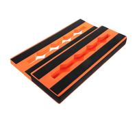 Yardwe Pedalera de Efectos de Guitarra Eva Resistente Golpes Diseño de Pista Única Organizador de Pedales para Conciertos y Ensayos Profesional