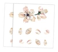 Yardwe Pegatinas Autoadhesivas Material Pvc para Guitarra Paquete de 2 Unidades Diseño Único de Árbol de Sakura Fácil de Colocar y Quitar para Decorar el Diapasón