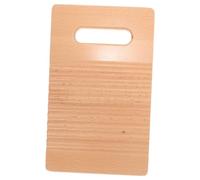 Yardwe Pequeña Tabla de Lavar de Madera de Haya para Portátil y Robusta Estación de Lavado Manual para Ropa para y Desarrollo Infantil