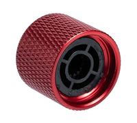 Yardwe Perilla De Volumen Metálica Roja Para Potenciómetro De Guitarra Eléctrica, Accesorio Profesional De Control De Tono Para Instrumentos De Cuerda, Compatible Potenciómetros Estándares