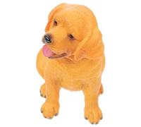 Yardwe Perro Labrador Simulado Decorativa para Hogar y Jardín Juguete Educativo De Animales
