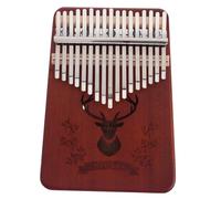 Yardwe Piano de Pulgar de Teclas Kalimba de Madera Maciza para Principiantes Instrumento Musical Portátil para Tocar el Hogar Exterior