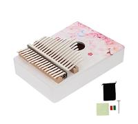 Yardwe Piano de Pulgar Portátil Kalimba Rosa Instrumento Musical Teclas de Aprendizaje y Entretenimiento