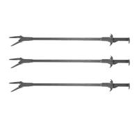 Yardwe Pinzas para Plantas de Acuario Extra Largas 50 CM Juego de 3 Unidades en Plástico Gris Herramientas para Plantar Alimentar Peces y Limpiar Peceras Accesorio Versátil para