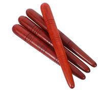 Yardwe Plumas de Acupuntura de Madera 4piezas, Herramienta de Masaje Manual Ligera y Redonda para Aliviar Hinchazón en Brazos y Cuello, Adecuado para Viajar