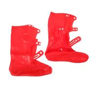 Yardwe Polainas Impermeables para Senderismo de Tubo Alto, Cubrezapatillas Antideslizantes para Desierto, Protección contra Arena y Agua, Talla 38-39, Color Rojo Intenso, Ligeras