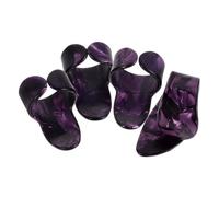Yardwe Protectores De Dedos Para Guitarra Acústica Ukelele y Banjo Con Estuche De Púas Para Pulgar De Guitarra Fingerstyle Para Practicar Casa Estudio