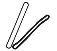 Yardwe Protectores de Espuma Negra para Selladora al Vacío, Piezas de Reparación Compatibles con Selladoras de Alimentos, Accesorio de Borde 2 Piezas para Mantenimiento y Eficiencia