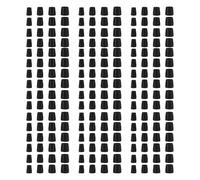 Yardwe Protectores de Tacón Alto Antideslizantes de Plástico Negro, 20 Piezas Xs S M L, Accesorios para Zapatos de Tacón, Cubiertas Resistentes para Bodas, Césped y Grava, Cuidado