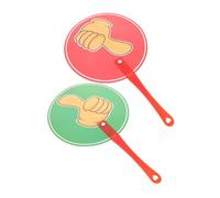 Yardwe Pulgares Arriba Pegatinas Pulgares Arriba Pulgares Abajo paletas Suministros para Eventos Firmar Aula Materiales de Clase sí tu Puedes el plastico