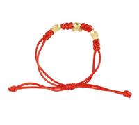 Yardwe Pulsera Ajustable para Mujer de Hilo Rojo Trenzado Dijes de Rata Pulsera de Cuerda Roja para Amuleto de Buena Suerte y Protección contra Energía Negativa