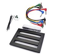 Yardwe Rack De Efectos Para Guitarra Soporte Pequeño Bloque Único Juego De Tableros Para Pegar Compatible Pedal De Efectos y Cable Para Estudio Casa