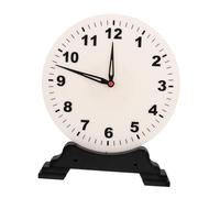 Yardwe Reloj de Aprendizaje para de Reloj Educativo con Manecillas No Interconectadas Herramienta Didáctica para Enseñanza de Matemáticas Clase para Comprender el Educación