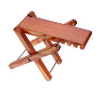 Yardwe Reposapiés de Madera para Guitarra Ajuste de Altura Plegable Portátil para Guitarristas Clásicos y Acústicos