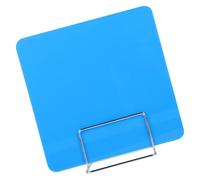 Yardwe Separador de Escritorio para Oficina y Escuela, Panel Protector contra Estornudos Azul 30x30 Cm, Barrera Portátil para Escritorios y Aulas, Placa Divisoria de Privacidad