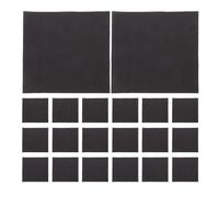 Yardwe Servilletas de Papel Desechables Negras Diseño Elegante y Versátil 25 Unidades de 15.74 Pulgadas para Almuerzo y Fiesta para Reuniones Familiares y Oficinas