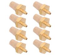Yardwe Silenciador de Aire y Filtro de Cobre M5 para Máquina de Niebla 8 Piezas Aplicables para Tubo Accesorio Reductor de Ruido para Efectos de Sonido en Directo y Escenario