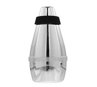 Yardwe Silenciador para Trompeta Pequeño de Abs Plateado, Accesorio para Práctica Musical Que Reduce el Ruido y Mejora el Control del Sonido, Silenciador Eficaz para Trompeta de Latón