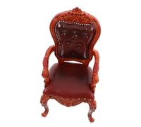 Yardwe Silla Clásica con Respaldo Modelo En Miniatura Escena Casa De Muñecas Sillón Casa De Muñecas Bebé Muebles Pequeños Casa De Muñecas Casa De Muñecas Individual para con