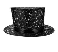 Yardwe Sombrero de Mago Plegable con Diseño de Resorte Pequeño Sombrero Copa para Fiestas y Actuaciones Accesorio Divertido para Cosplay