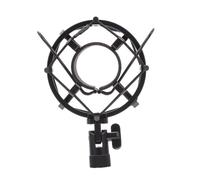 Yardwe Soporte Antichoque para Micrófono Ajustable Brazo Articulado Metal Negro Accesorio de Grabación Estabilizador de Vibraciones para Estudio y Streaming