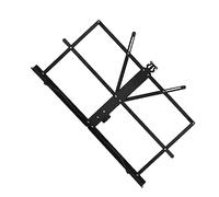 Yardwe Soporte De Música Plegable De Sobremesa Abs Negro Compacto y Resistente Para Partituras Libros y Tablets Portátil Para Hogar y Estudio