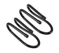 Yardwe Soporte de Pared para Flauta Travesera 2 Unidades de Hierro Negro Protección del Instrumento Adecuado para Hogares y Escuelas