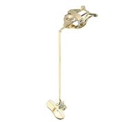 Yardwe Soporte de Pinza para Partituras de Saxofón Soprano, Clip Ligero y Resistente para Lira de Marcha, Accesorio Portátil para Músicos y Bandas, Ajuste Rápido de Ángulo, Color Dorado