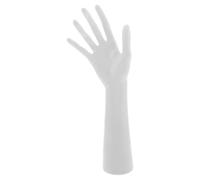 Yardwe Soporte Joyería Mano Plástico Blanco Compacto Portátil para Exhibición Anillos Pulseras Almacenamiento Versátil Diseño Moderno Minimalista