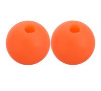 Yardwe Soporte para Diapasones de Silicona Antideslizante, Base Redonda Naranja, 2 Piezas, Accesorio Portátil para Meditación, Yoga y Musicoterapia