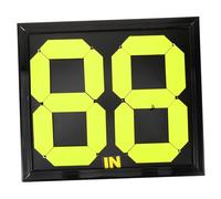 Yardwe Tablero De Sustituciones Fútbol Manual para Árbitros, Señal De Sustitución Doble Cara, Herramienta De Cambio De Jugadores, Equipo De Árbitro para Partidos De Fútbol, Uso Profesional