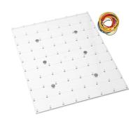 Yardwe Tablero Magnético para Enseñar Clavos Materiales para El Aula Bloques De Matriz Geoplano Geoplano Gráfico Tablero De Clavijas Rompecabezas para