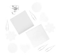 Yardwe Tableros De para Manualidades con Cuentas Kit De Cuentas Fusibles Tableros De Transparentes Fusibles