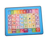 Yardwe Tableta Interactiva para Juguete de Aprendizaje Táctil con Letras y para Educación Temprana Diseño y Múltiples de Aprendizaje