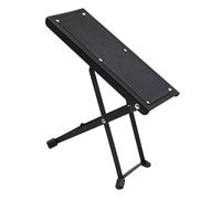 Yardwe Taburete para guitarra tela taburete de guitarra Ergonómico plegable clásico adulto taburete para reposapiés de guitarra reposapiés para guitarrista pie de guitarra de madera Negro