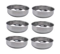 Yardwe Tapa de Estufa de Alcohol 6 Piezas de Acero Inoxidable Plata