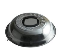 Yardwe Tapa de Olla de Acero Inoxidable Salpicaduras Cubierta Elevada para Cocina Protección contra Aceite Caliente Herramienta Práctica para Uso Casa y Restaurante