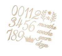 Yardwe Tarjetas De Números De Para Bebés Tarjetas De Mensuales De Decoración Para Shower De Para Fotos De Recién Nacido