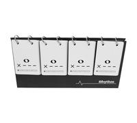 Yardwe Tarjetas de Práctica de Ritmo Musical Tarjetas de Teoría Musical con para Entrenamiento Diario y de Precisión Herramientas de Enseñanza para Estudiantes Principiantes